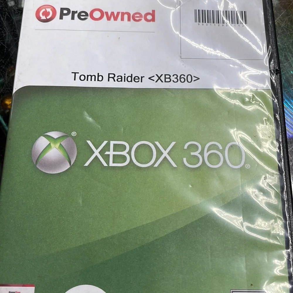 Microsoft xbox 360 Tomb Raider video game